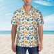 thumbnail image 2 of Balery Travel Elements Camisas hawaianas de manga corta para hombre, camisas playeras de corte holgado, camisas de vacaciones con botones,3X-Large, 2 of 7