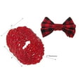 thumbnail image 2 of Christmas Beaded Napkin Ring Red - Set of 8, 2 of 3