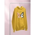 thumbnail image 3 of Become The Change Butterfly. Hoodie Women -Image by Shutterstock, Female x-Large, 3 of 4