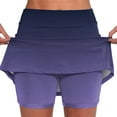 thumbnail image 3 of JBXKXYW Skorts for Women Dressy Casual Women's Pocket Pants Solid Mid Waist Culottes Short Skirts Skinny Pants Tennis Skirts for Women With Shorts Women's Skort (Black2,M), 3 of 6