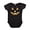 Black, variant on CafePress - Pumpkin Face Halloween - Cute Infant Bodysuit Baby Romper - Size Newborn - 24 Months