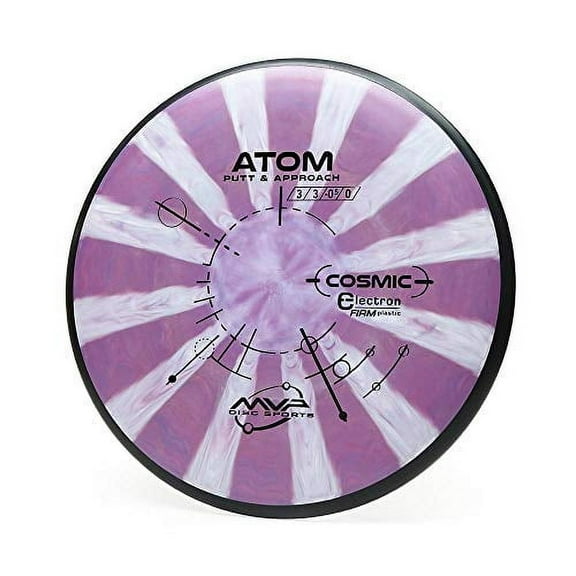 MVP Disc Sports Cosmic Electron Firm Atom Putter Golf Disc [Colors May Vary] - 170-175g