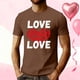 thumbnail image 1 of Tops para hombre, blusas y camisas de cuello redondo y manga corta para hombre, camisetas deportivas informales con estampados a la moda para hombre, blusas de cuello redondo y manga corta, blusas de, 1 of 5