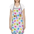 thumbnail image 3 of Yiaed Bear And Polka Dot Print Kitchen Apron with Hand Wipe Pockets,Big Pocket,Aprons for Women with Pockets, Waterproof for Cooking Baking, 3 of 7