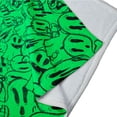 thumbnail image 3 of Cobija Manta Frazada Juana Gallo Diseño de Fantasmas Vortex Verde Ultra Suave y Ligera, 3 of 4