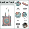 thumbnail image 4 of Exotic Cultural Mandala Tote Bag – Artistic Floral Pattern, Lightweight and Reusable, 4 of 6