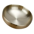 thumbnail image 4 of DOLITY Korean Stainless Steel Rice Bowl Dish Double Thicken Traditional bowl Gold Gold 21cm, 4 of 9