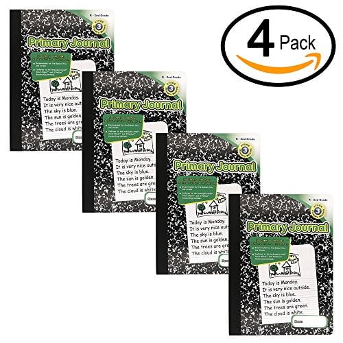 Composition Notebook Home School Supplies for College Students & K-12 Black Marble College Ruled Comp Book 9-3/4 x 7-1/2 100 Sheets Writing Journal with Lined Paper 