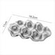 thumbnail image 4 of Bandeja para Huevos JoyeríA Anillo Collar Pendientes Almacenamiento Placa de ExhibicióN Valor Adornos de CeráMica Posando Cosas Rejilla Plata, 4 of 6