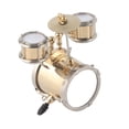 thumbnail image 3 of Mini Drum Set, Brass Mini Instruments Toy Drum with Box for Ornament, 3 of 7