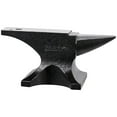 thumbnail image 2 of Choco Moon Pro Forge Blacksmithing Tool, Heavy Duty 55lb Round Cast Iron Anvil with Horn, Ideal for Welding & Metalworking Projects, 2 of 10