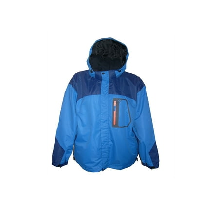 Pulse/Iceburg Mens 3in1 Ski Jacket Coat Blue/Orange
