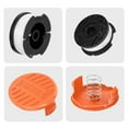 thumbnail image 4 of 6 Pack String Trimmer Spool Line With Spool Cover For Easy Grass Cut ART 23SL, 4 of 6
