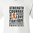 thumbnail image 4 of Inktastic Multiple Sclerosis Awareness Strength Courage and Support Youth T-Shirt, 4 of 5