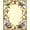Ivory, Pattern 2, variant on ODIKA 4'x6' Machine Washable Non-Slip Area Rug, Elegant Botanical Garden Trellis Hand Crafted Oval High Traffic Rug, Ivory, 233020