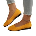 thumbnail image 5 of Loafers for Women Breathable Elastic Woven Knitting Mesh Sneakers Comfortable Cushioned Thick Insole Solid Color Slip on Flat Shoes, 37, 5 of 5