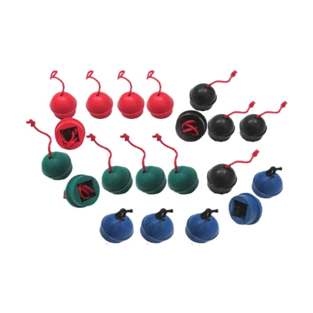 20x Porta tizas de billar de bolsillo de goma con cordón de colores variados Herramienta práctica Porta tizas para tacos de billar Estuche para tizas