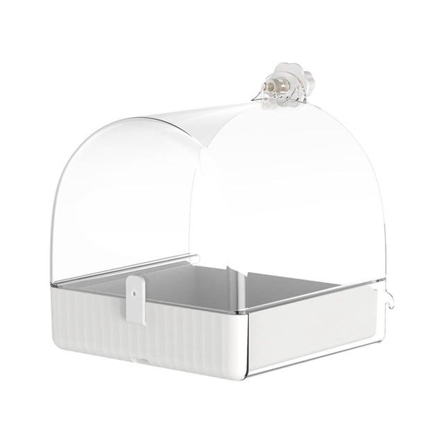 Jaula de baño para pájaros perfecl Caja de ducha transparente