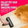thumbnail image 5 of SUMMIT Pet Hair Remover and Reusable Lint Roller - Cat and Dog Hair Remover for Furniture, Couch, Carpet, Clothing and Bedding - Portable, Multi-Surface Fur Removal Tool (Black), 5 of 8