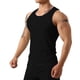 thumbnail image 1 of pstuiky Camisetas sin mangas para hombre, Camiseta de verano para hombre, color liso, sin mangas, cuello redondo, informal, deportiva, cuello redondo Camisas para hombres m, 1 of 5