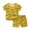 Yellow, variant on AUDeals Baby Toddler Boys Cartoon Print Short Sleeve T-Shirt and Shorts Summer Set, Trendy 2PCS Casual Daily Outfits for Kids Boys (Blue, 4-5 Years)