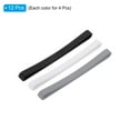 thumbnail image 3 of Uxcell 3" Rubber Bands, 12 Pcs, Black/White/Gray, 3 of 6