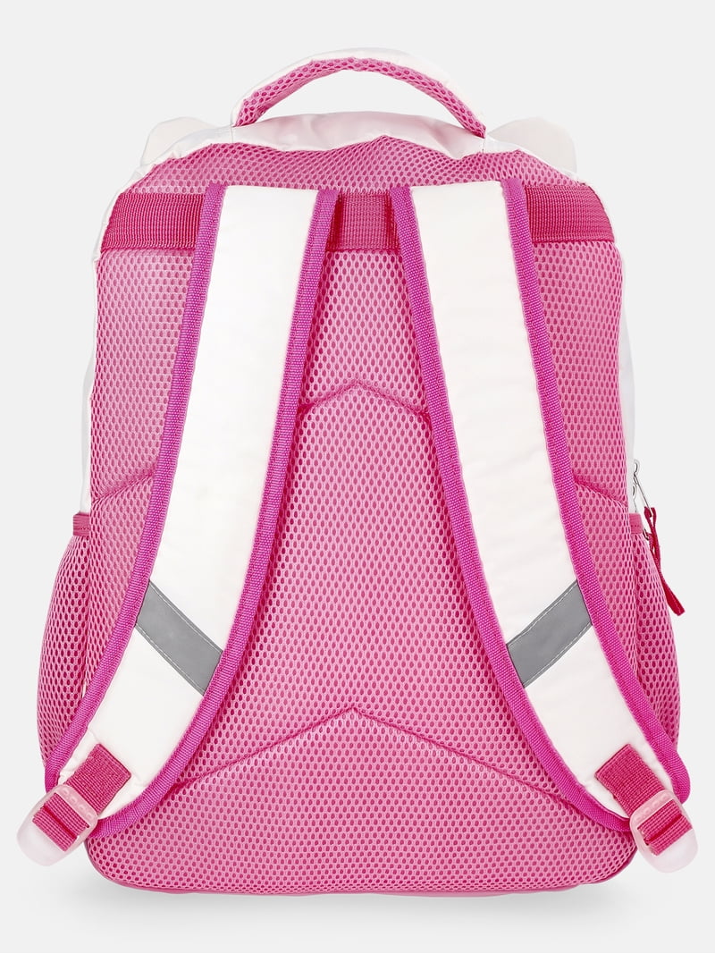 big hello kitty backpack Large 16" Pink dyed recycled polyester Hello Kitty Kids' Big Face