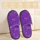 thumbnail image 2 of Fotbe Purple Glitter Pantuflas Peludas para Mujer con Estampado, Zapatillas de Peluche, Zapatos de Invierno para Casa, Uso Interior y Exterior-Medium, 2 of 8