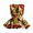CL3, variant on Women's African Traditional V Neck Sleeveless Tops Ankara Printed Tie Belt Blouses Shirt