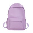 thumbnail image 2 of Purple Nylon Backpack Large Capacity Lightweight Travel Daypack for Women Men, Slim Casual Work Rucksack with Laptop Compartment, 40x29x12cm Durable School Bag for Students Commute, 2 of 5