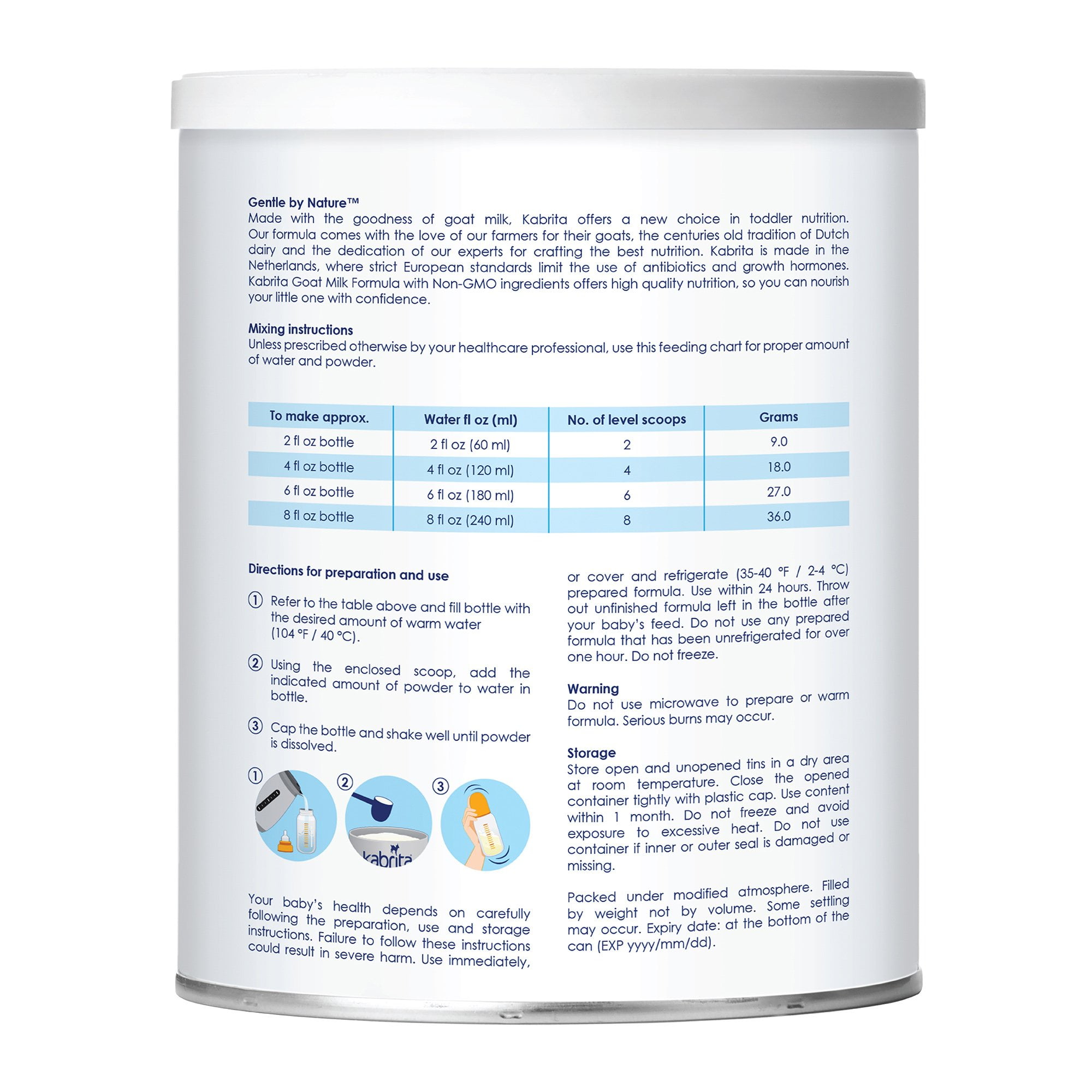 kabrita goat milk formula