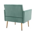 thumbnail image 5 of Accent Chair, Leisure Single Sofa with Rose Golden Feet, 5 of 7