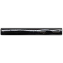 The Tile Life Talavera Black Glossy Ceramic Pencil Liner, 1 x 6 in, 1-Piece
