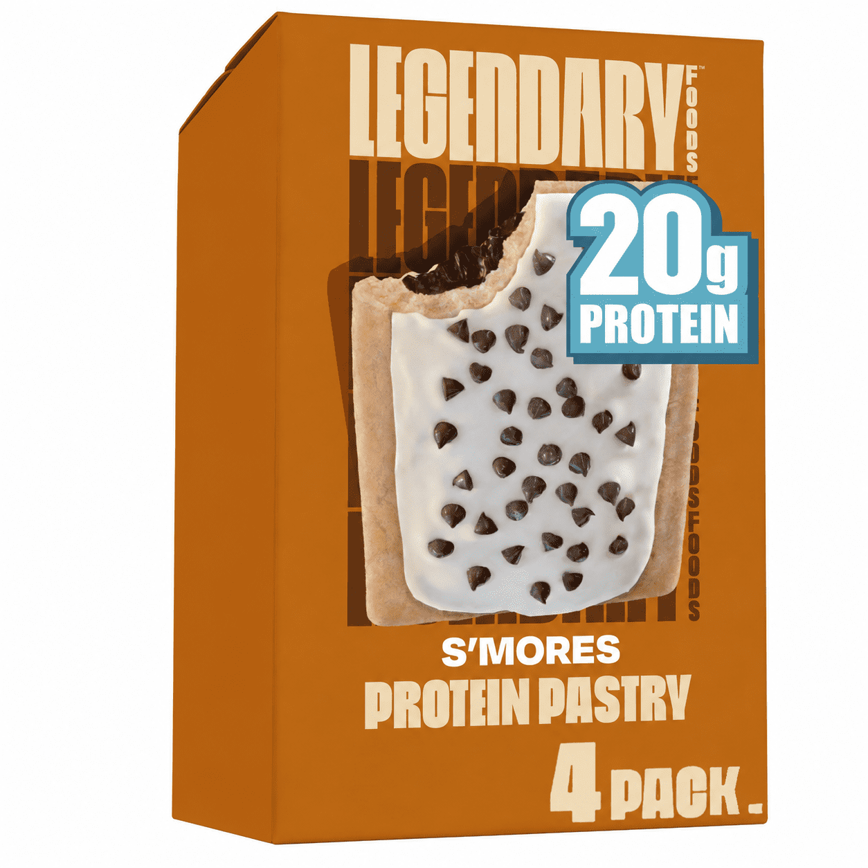 Legendary Foods Gluten Free and Keto Friendly Protein Pastry - S'mores - 8oz/4ct