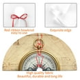 thumbnail image 4 of Sikiie Magnetic Old Compass On World Map 30-48 inches {designName} Print Christmas Tree Skirt Snowman Xmas Tree Skirt with Edge Christmas Decorations for Holiday Party48", 4 of 7