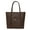 Brown, variant on Faraee Work Tote Bags for Women Leather Oversize Weekender Laptop Bag Office Handbag Purse Computer Briefcase