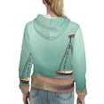 thumbnail image 7 of Kdxio Vintage Brass Balance Scale Print Womens Oversized Hoodies Sweatshirts Hooded Pullover Tops Sweaters Casual-Small, 7 of 7
