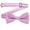 Pink, variant on HAOTAGS Kids Bow Tie, College Style Shirt Solid School Uniform Student Necktie Light Blue Free Size