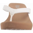 thumbnail image 4 of Flojos 842998105424 Womens Olivia Wedge Sandals, White & Olive - Size 6, 4 of 8