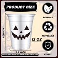 thumbnail image 6 of 50 Pack Halloween Plastic Cups 12 Oz Disposable Halloween Party Cups Vampire Monster Ghost Party Cups for Party Supplies Coffee Wine Hot Cold Drinks$$Home Decor, Kitchen, & Other, 6 of 7