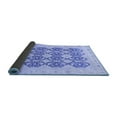thumbnail image 2 of Ahgly Company Indoor Square Oriental Blue Traditional Area Rugs, 5' Square, 2 of 4