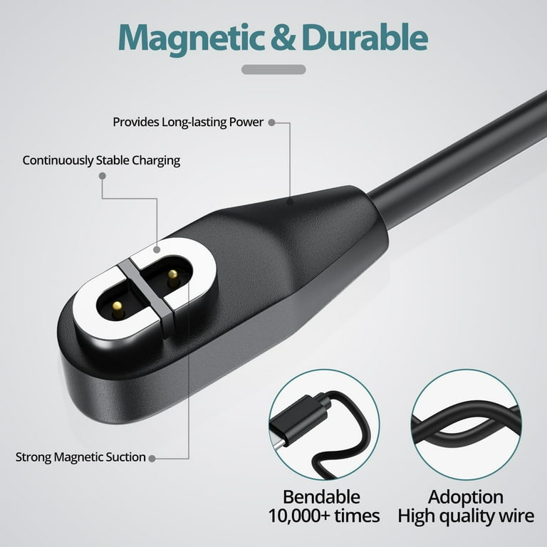 AWINNER 2-Pack Magnetic Charger Cables For Shokz/AfterShokz