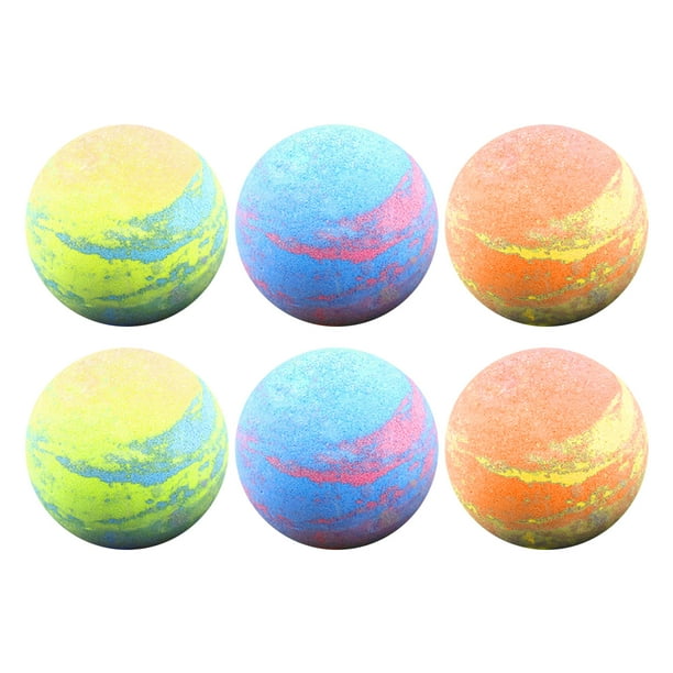 Lot de 4 boules de bain pour enfant - Parfum Chamallow - Girafe