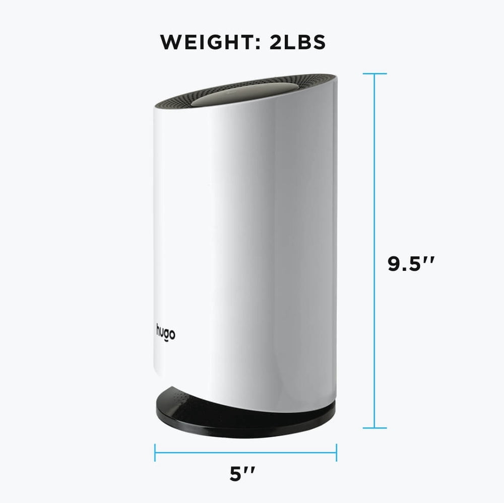 HUGO 3-in-1 Air Purifier Covers 650 SQ FT - White