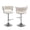 Cream, variant on Best Quality Furniture Set of 2 Emerald Green Velvet Upholstered Barstools