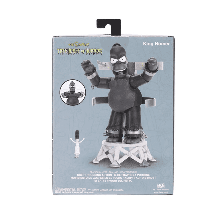The Simpsons Premium King Homer with Mini Marge Action Figure