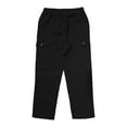 thumbnail image 3 of Simua Men's Casual Sports Cargo Pants Loose Straight Leg Multi-Pocket Work Pants with Drawstring Elastic Waist for Outdoor Daily Wear (S-XXXL), 3 of 8