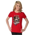 thumbnail image 4 of The Wild Life Skull Panther Tattoo Womens Slim Fit Graphic Tee Brisco Brands M, 4 of 5