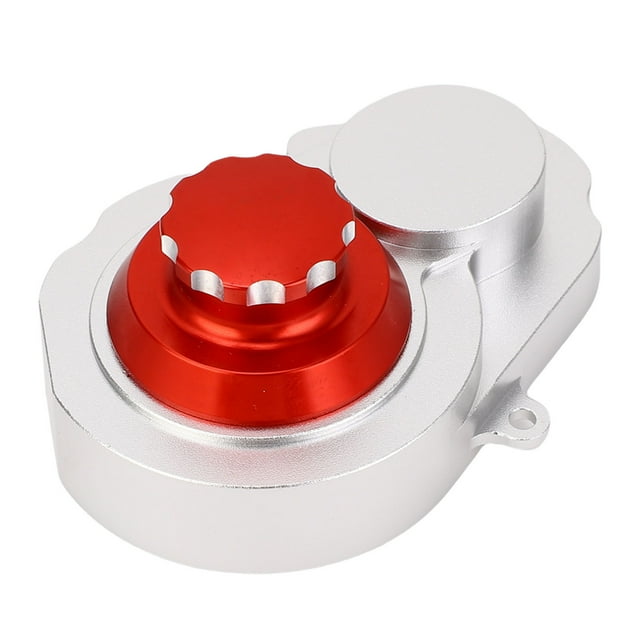 Couvercle de Boîte de Vitesses RC, Boîtier de Boîte de Vitesses RC en Alliage d'Aluminium Résistant aux Dommages pour Remplacement Noir, Bleu, Rouge