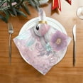 thumbnail image 2 of Qxltty Cute Unicorn Napkins 20×20in Perfect for Parties Dinners Weddings Cocktail Housewarming Cloth Napkins Set of 4, 2 of 8